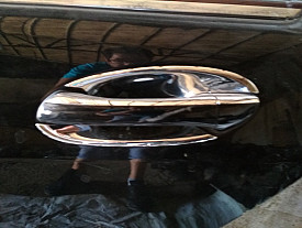 РУЧКА ДВЕРИ НАРУЖНАЯ ЗАДНЯЯ ЛЕВАЯ MERCEDES-BENZ S320-S500 W220 1998-2005