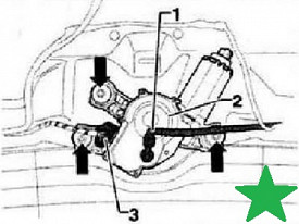 МЕХАНИЗМ ДВОРНИКА ДВЕРИ БАГАЖНИКА (МОТОРЧИК) HONDA ELEMENT YH 2002-2011