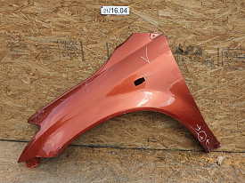 КРЫЛО ПЕРЕДНЕЕ ЛЕВОЕ (ПОД ПОВТОРИТЕЛЬ) (С НЕБОЛЬШИМ ПОВРЕЖДЕНИЕМ) (ОРАНЖЕВОЕ) NISSAN MURANO Z50 2002-2007
