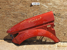 КРЫЛО ПЕРЕДНЕЕ ЛЕВОЕ (ОРАНЖЕВОЕ) HONDA ELEMENT YH 2002-2011