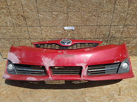 БАМПЕР ПЕРЕДНИЙ (SE) (В СБОРЕ ПОЛНОСТЬЮ) (ПОСЛЕ РЕСТАВРАЦИИ) (КРАСНЫЙ) TOYOTA CAMRY XV50 2011-2014