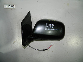 ЗЕРКАЛО ЗАДНЕГО ВИДА ЛЕВОЕ (БОКОВОЕ) (11-КОНТАКТОВ) LEXUS RX330-350 XU30 2003-2009
