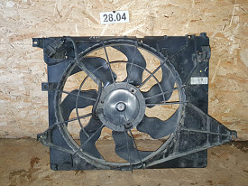 ДИФФУЗОР ОХЛАЖДЕНИЯ РАДИАТОРОВ (ВЕНТИЛЯТОР В СБОРЕ) 2.4 HYUNDAI SANTA FE 2 CM 2006-2012