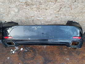 БАМПЕР ЗАДНИЙ (ЧЕРНЫЙ) (В СБОРЕ) (С КАТАФОТАМИ И ПАРКТРОНИКАМИ) BMW 7-SERIES 740-750 F01-F02 2008-2015