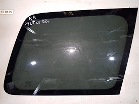 СТЕКЛО КРЫЛА БАГАЖНИКА ПРАВОЕ (ФОРТОЧКА, СОБАЧНИК, ГЛУХОЕ) HONDA PILOT 1 YF1 2002-2005