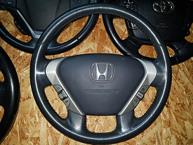 РУЛЬ (МУЛЬТИРУЛЬ С AIRBAG) (КОЖАНЫЙ) HONDA PILOT 1 YF1 2002-2005