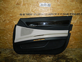 ОБШИВКА ДВЕРИ ПЕРЕДНЯЯ ПРАВАЯ (ЧЕРНО-БЕЖЕВЫЙ) BMW 7-SERIES 740-750 F01-F02 2008-2015