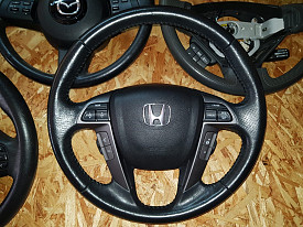 РУЛЬ (МУЛЬТИРУЛЬ С AIRBAG) (КОЖАНЫЙ) HONDA ODYSSEY RL5 2010-2017