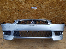 БАМПЕР ПЕРЕДНИЙ (В СБОРЕ С ОБВЕСОМ) (СЕРЕБРО) (ПОСЛЕ РЕСТАВРАЦИИ) MITSUBISHI LANCER 10 CY 2007-2010
