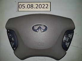 АИРБАГ РУЛЯ (СЕРЫЙ) (AIRBAG ПОДУШКА БЕЗОПАСНОСТИ) INFINITI QX4 JR50 2000-2003