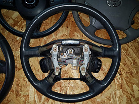 РУЛЬ (МУЛЬТИРУЛЬ) (КОЖАНЫЙ) (ЧЕРНЫЙ) NISSAN PATHFINDER R50 2002-2004