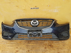 БАМПЕР ПЕРЕДНИЙ (В СБОРЕ) (СИНИЙ) MAZDA 6 GJ 2012-2018