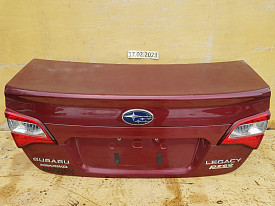 КРЫШКА БАГАЖНИКА (ДВЕРЬ БАГАЖНИКА) (КРАСНАЯ) SUBARU LEGACY 6 BN 2014-2019