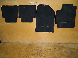 КОВРИК САЛОНА (ЧЕРНЫЙ) (КОМПЛЕКТ) HYUNDAI ELANTRA AD 2015-2020