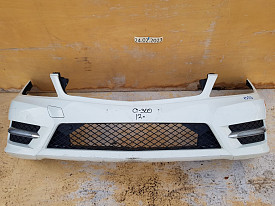 БАМПЕР ПЕРЕДНИЙ (В СБОРЕ) (БЕЛЫЙ) MERCEDES-BENZ C250-C300-C350 W204 2011-2014