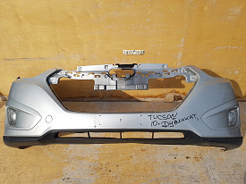 БАМПЕР ПЕРЕДНИЙ (В СБОРЕ С ПРОТИВОТУМАНКАМИ) (ДУБЛИКАТ USA) (СЕРЕБРО) HYUNDAI TUCSON 2 LM - IX35 1 LM 2009-2015
