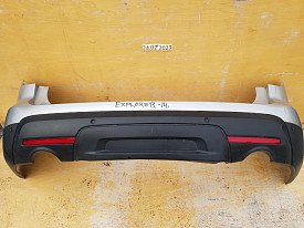 БАМПЕР ЗАДНИЙ (СЕРЕБРО) (В СБОРЕ С ПАРКТРОНИКАМИ И КАТАФОТАМИ) FORD EXPLORER 5 U502 2010-2019