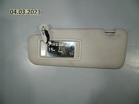 КОЗЫРЕК СОЛНЦЕЗАЩИТНЫЙ ПЕРЕДНИЙ ЛЕВЫЙ (СЕРЫЙ) MAZDA 6 GJ 2012-2018