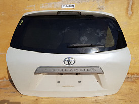 ДВЕРЬ БАГАЖНИКА (КРЫШКА БАГАЖНИКА) (СО СТЕКЛОМ) 1 (БЕЛАЯ) TOYOTA HIGHLANDER XU40 2007-2013