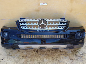 БАМПЕР ПЕРЕДНИЙ (В СБОРЕ) (ЧЕРНЫЙ) MERCEDES-BENZ ML350 W164 2005-2008