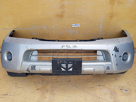БАМПЕР ПЕРЕДНИЙ (СЕРЕБРО) (ПОСЛЕ РЕСТАВРАЦИИ) NISSAN PATHFINDER R51 2008-2012