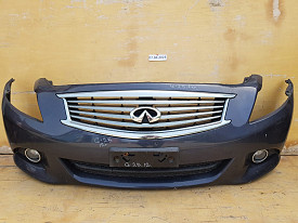 БАМПЕР ПЕРЕДНИЙ (СЕРЫЙ) (В СБОРЕ) (ПОСЛЕ РЕСТАВРАЦИИ) INFINITI G35-G37 V36 2006-2014