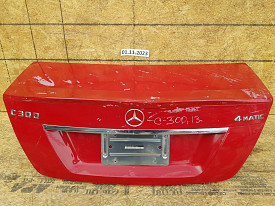 КРЫШКА БАГАЖНИКА (ДВЕРЬ БАГАЖНИКА) (СО СПОЙЛЕРОМ) (КРАСНАЯ) MERCEDES-BENZ C250-C300-C350 W204 2007-2014