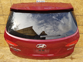 ДВЕРЬ БАГАЖНИКА (КРЫШКА БАГАЖНИКА) (ПОЛНОСТЬЮ В СБОРЕ) (КРАСНАЯ) HYUNDAI SANTA FE 3 DM 2012-2015