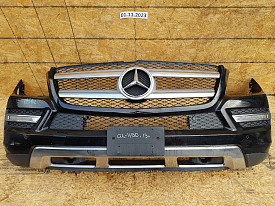 БАМПЕР ПЕРЕДНИЙ (ЧЕРНЫЙ) (В СБОРЕ) MERCEDES-BENZ GL450-GLS450 X166 2012-2015