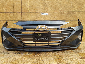 БАМПЕР ПЕРЕДНИЙ 1 (В СБОРЕ) (ЧЕРНЫЙ HYUNDAI ELANTRA AD 2018-2020