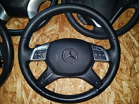 РУЛЬ (МУЛЬТИРУЛЬ С AIRBAG) (КОЖАНЫЙ) MERCEDES-BENZ GL450-GLS450 X166 2012-2019