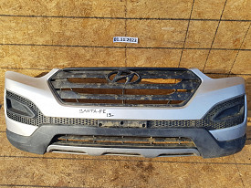БАМПЕР ПЕРЕДНИЙ (В СБОРЕ ПОЛНОСТЬЮ) (С НАПОЛНИТЕЛЕМ) (СЕРЕБРО) HYUNDAI SANTA FE 3 DM 2012-2015