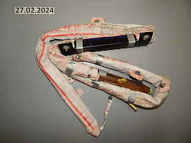 АИРБАГ ПОТОЛКА ПРАВЫЙ (ШТОРКА) (AIRBAG ПОДУШКА БЕЗОПАСНОСТИ) (85020-F3200) HYUNDAI ELANTRA AD 2018-2020