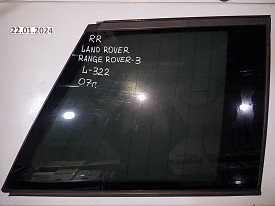 СТЕКЛО КРЫЛА БАГАЖНИКА ПРАВОЕ (ФОРТОЧКА, СОБАЧНИК, ГЛУХОЕ) LAND ROVER RANGE ROVER 3 L322 2002-2012