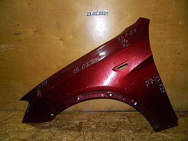 КРЫЛО ПЕРЕДНЕЕ ЛЕВОЕ (КРАСНОЕ) BMW X3 F25 2010-2017