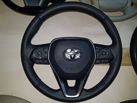 РУЛЬ (МУЛЬТИРУЛЬ С AIRBAG) (КОЖАНЫЙ) TOYOTA RAV 4 XA50 2018 - ПО Н.В