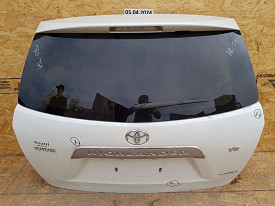 ДВЕРЬ БАГАЖНИКА (КРЫШКА БАГАЖНИКА) (СО СТЕКЛОМ) (БЕЛАЯ) TOYOTA HIGHLANDER XU40 2007-2013