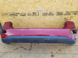 БАМПЕР ЗАДНИЙ (ПОСЛЕ НЕЗНАЧИТЕЛЬНОЙ РЕСТАВРАЦИИ) (КРАСНЫЙ) HYUNDAI SANTA FE 2 CM 2009-2012