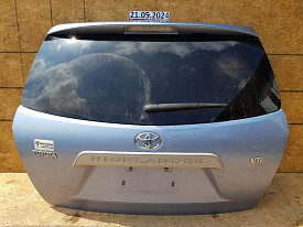 ДВЕРЬ БАГАЖНИКА (КРЫШКА БАГАЖНИКА) (СО СТЕКЛОМ) (ГОЛУБАЯ) TOYOTA HIGHLANDER XU40 2007-2013