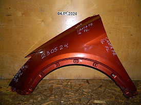 КРЫЛО ПЕРЕДНЕЕ ЛЕВОЕ (ОРАНЖЕВОЕ) HYUNDAI SANTA FE 3 DM 2012-2018