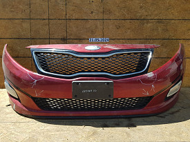 БАМПЕР ПЕРЕДНИЙ (В СБОРЕ ПОЛНОСТЬЮ) (ПОСЛЕ РЕСТАВРАЦИИ) (КРАСНЫЙ) KIA OPTIMA 3 TF K5 2013-2016