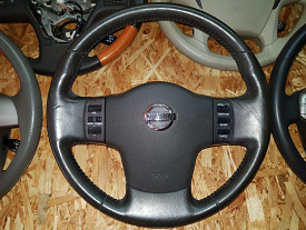 РУЛЬ (МУЛЬТИРУЛЬ С AIRBAG) (ЧЕРНЫЙ) (КОЖАНЫЙ) NISSAN TITAN A60 2003-2015
