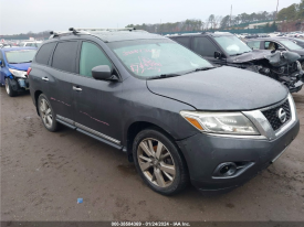 KZ-5 2014 NISSAN PATHFINDER PLATINUM 3.5L V-6 DOHC, VVT, 260HP 4X4 Drive