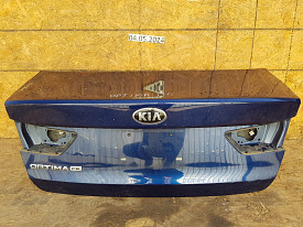 КРЫШКА БАГАЖНИКА (ДВЕРЬ БАГАЖНИКА) (СИНЯЯ) KIA OPTIMA 4 JF K5 2016-2020