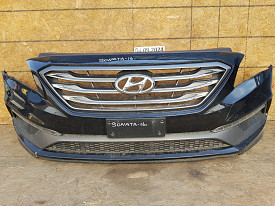 БАМПЕР ПЕРЕДНИЙ (В СБОРЕ) (ЧЕРНЫЙ) HYUNDAI SONATA 7 LF 2014-2017