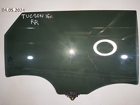 СТЕКЛО ДВЕРИ ЗАДНЕЕ ПРАВОЕ HYUNDAI TUCSON TL 2015-2021
