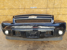 БАМПЕР ПЕРЕДНИЙ (В СБОРЕ ПОЛНОСТЬЮ) (ЧЕРНЫЙ) CHEVROLET TAHOE GMT900 2006-2014