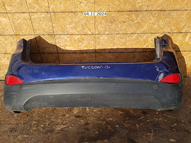БАМПЕР ЗАДНИЙ (В СБОРЕ С КАТАФОТАМИ) (ПОСЛЕ РЕСТАВРАЦИИ) (СИНИЙ) HYUNDAI TUCSON 2 LM - IX35 1 LM 2009-2015