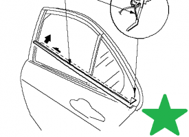 МОЛДИНГ СТЕКЛА ДВЕРИ ПЕРЕДНИЙ ЛЕВЫЙ LAND ROVER RANGE ROVER EVOQUE L538 2011-2019