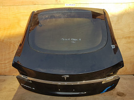 ДВЕРЬ БАГАЖНИКА (КРЫШКА БАГАЖНИКА) (СО СТЕКЛОМ) (ЧЕРНАЯ) TESLA MODEL S 2012-Н.В
